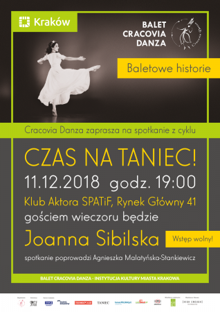 Zdjęcie: Kraków/Balet Dworski „Cracovia Danza”: „Czas na taniec!” – „Baletowe historie” – spotkanie z Joanną Sibilską