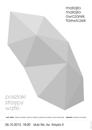 Zdjęcie: Kraków:  Spektakl „poszlaki, strzępy, wątki” – koncepcja: Anna Trzewiczek