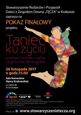 Zdjęcie: Kraków/Myśl w ruchu 2017: „Taniec ku życiu” – pokaz finałowy