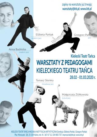 Zdjęcie: Kielce/Kielecki Teatr Tańca: Ogólnopolskie warsztaty tańca jazzowego z pedagogami KTT