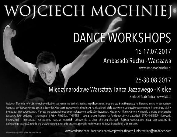 Zdjęcie: Warszawa: Warsztaty tańca współczesnego z Wojciechem Mochniejem