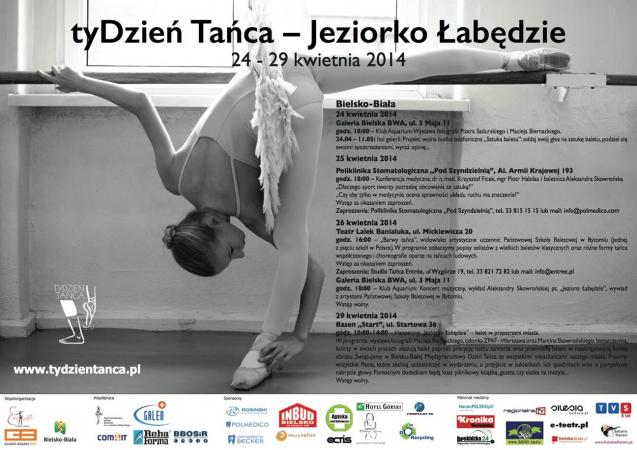 Zdjęcie: Bielsko-Biała/tyDzień Tańca 2014: Happening „Jeziorko łabędzie”