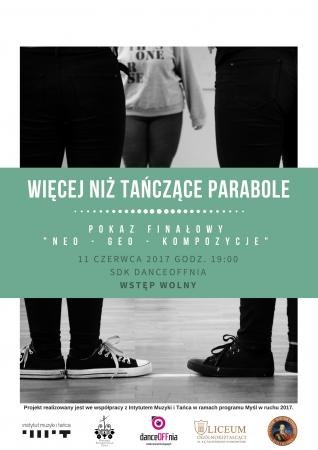 Zdjęcie: Białystok/Myśl w ruchu 2017: „Neo – Geo – Kompozycja” – finał projektu „Więcej niż tańczące parabole”