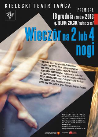Zdjęcie: Kielce: Kielecki Teatr Tańca „Wieczór na 2 lub 4 nogi”