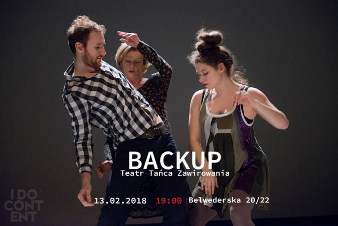 Zdjęcie: Warszawa: Teatr Tańca Zawirowania „Backup”