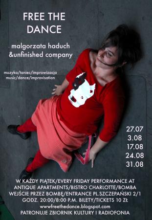 Zdjęcie: Kraków: Małgorzata Haduch&Unfinished Company „Free the dance” – seria performansów