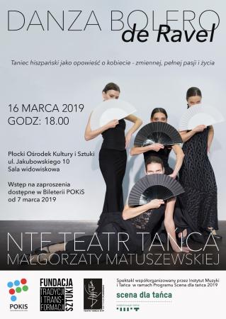 Zdjęcie: Płock/Scena dla tańca 2019: NTF Teatr Tańca Małgorzaty Matuszewskiej „Danza Bolero de Ravel”