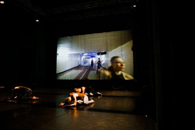 Zdjęcie: Lublin/XXI Międzynarodowe Spotkania Teatrów Tańca: Grupa Tańca Współczesnego Politechniki Lubelskiej „Homo-Go! stadium.etap 2”