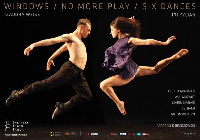 Zdjęcie: Gdańsk/Bałtycki Teatr Tańca: Izadora Weiss – „Windows”, Jiří  Kylián  – „No more play”, „Six dances”