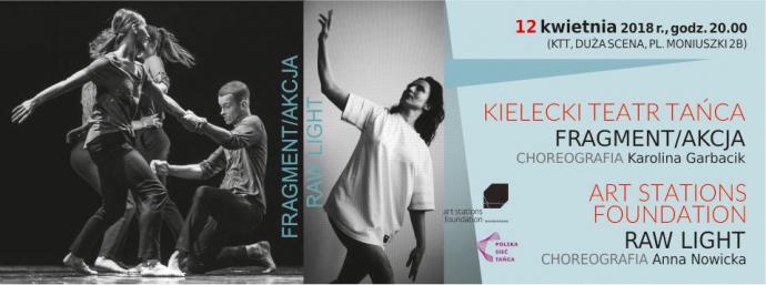 Zdjęcie: Kielce/Polska Sieć Tańca 2018/XVIII Festiwal Tańca Kielce 2018: Kielecki Teatr Tańca „Fragment/akcja” – chot. Karolina Garbacik i Anna Nowicka „Raw Light”