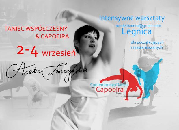 Zdjęcie: Legnica: Aneta Zwierzyńska – międzynarodowe warsztaty tańca współczesnego/capoeiry