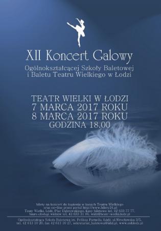 Zdjęcie: Łódź: XII Koncert Galowy Ogólnokształcącej Szkoły Baletowej i Baletu Teatru Wielkiego w Łodzi